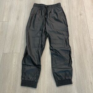 SHEIN Pleather Joggers